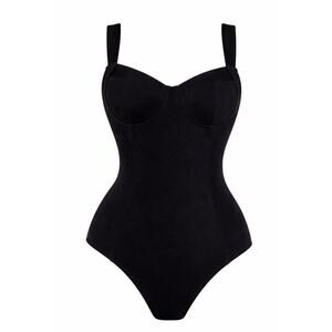 NWT TA3 Lifty Black Sculpting One Piece Swimsuit S Reg/Long D/DD Underwire NWT